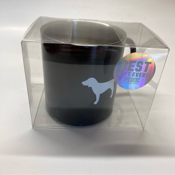 PINK Victoria's Secret Other - PINK Victoria’s Secret Stainless Camping Coffee Mug Black & White New in Box